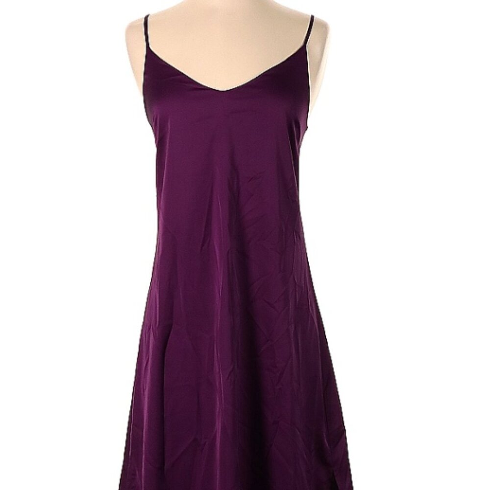 The Drop purple midi slip dress S/6